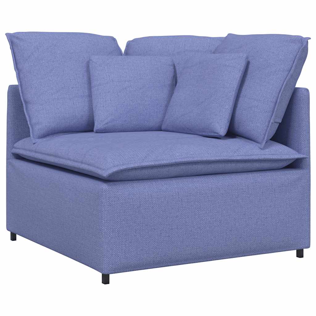modulsofa hjørnemodul med hynder 100 cm jeansblå