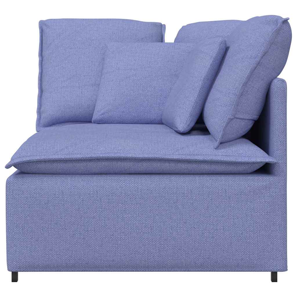 modulsofa hjørnemodul med hynder 100 cm jeansblå
