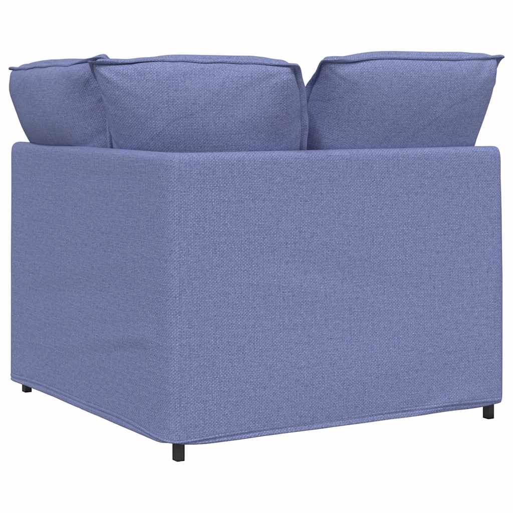 modulsofa hjørnemodul med hynder 100 cm jeansblå