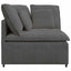 modulsofa hjørnemodul med hynder 100 cm mørkegrå