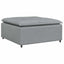 modulær sofa fodskammel lysegrå 100x100x48 cm