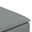modulær sofa fodskammel lysegrå 100x100x48 cm