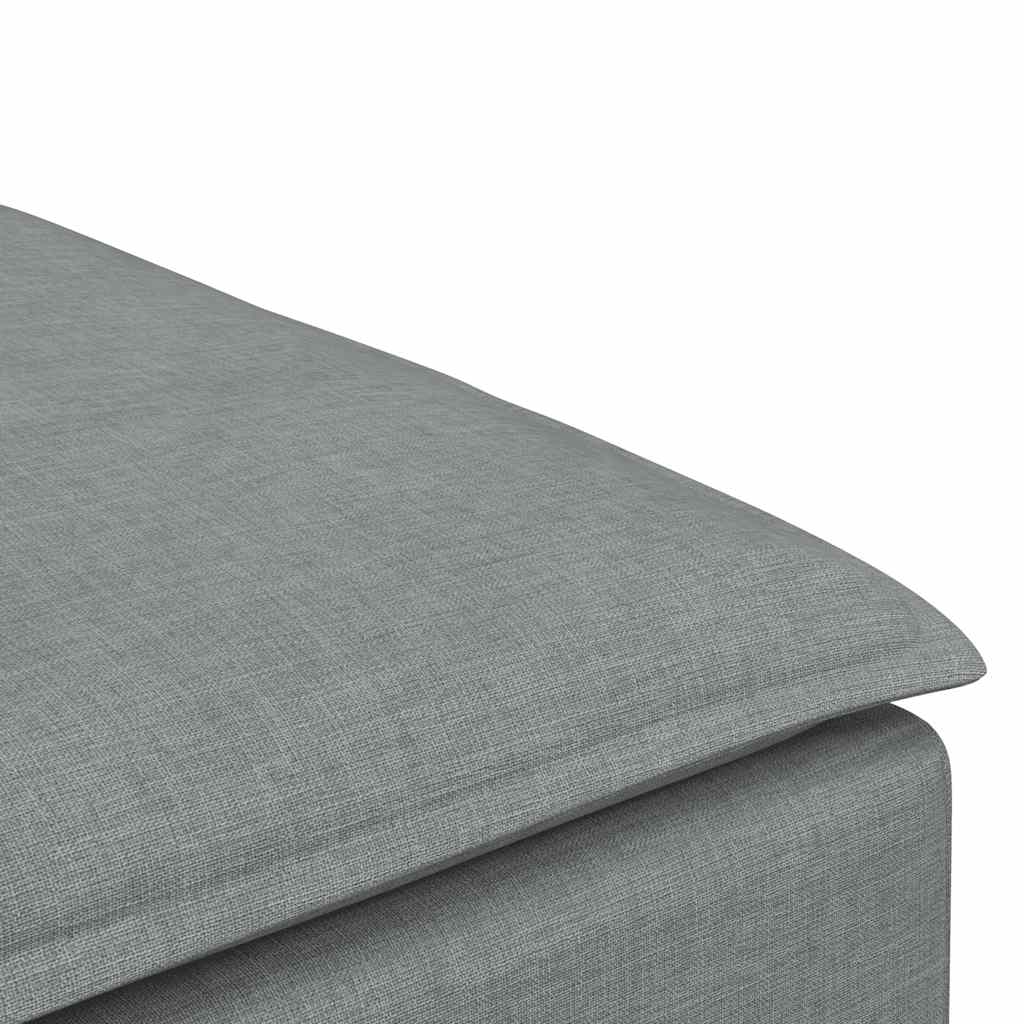 modulær sofa fodskammel lysegrå 100x100x48 cm