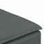 modulær sofa fodskammel modul mørkegrå 100x100x48 cm