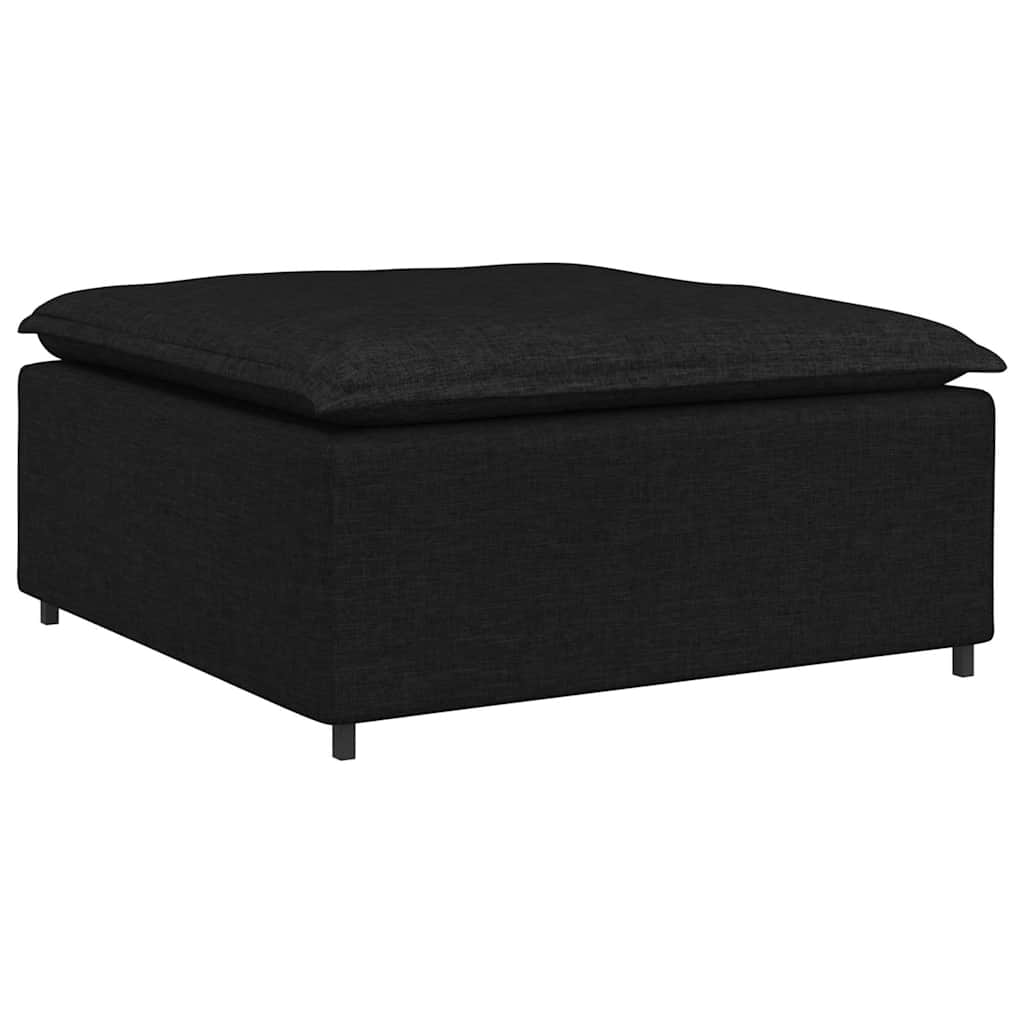 modulær sofa fodskammel modul sort 100x100x48 cm