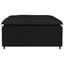modulær sofa fodskammel modul sort 100x100x48 cm