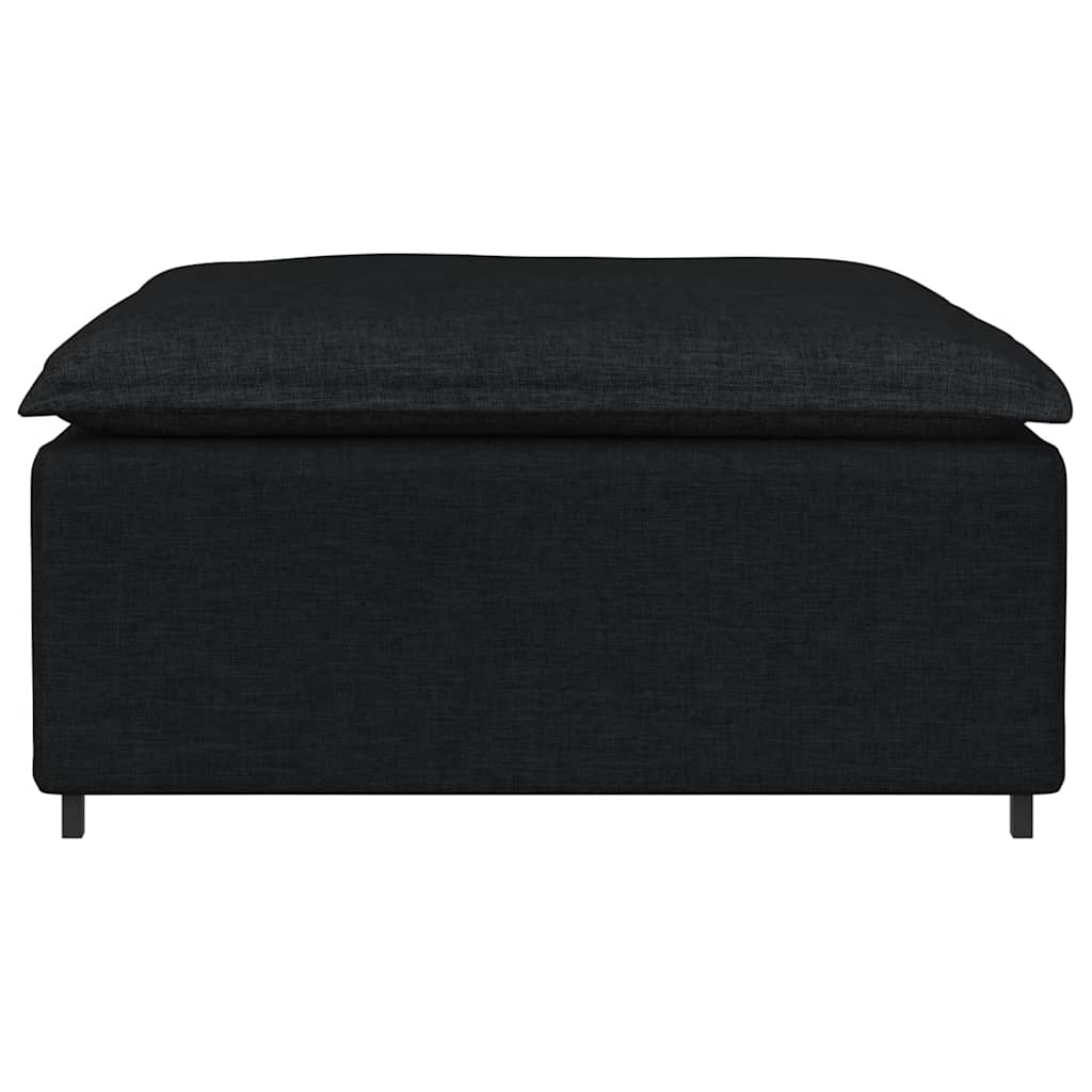 modulær sofa fodskammel modul sort 100x100x48 cm