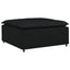 modulær sofa fodskammel modul sort 100x100x48 cm