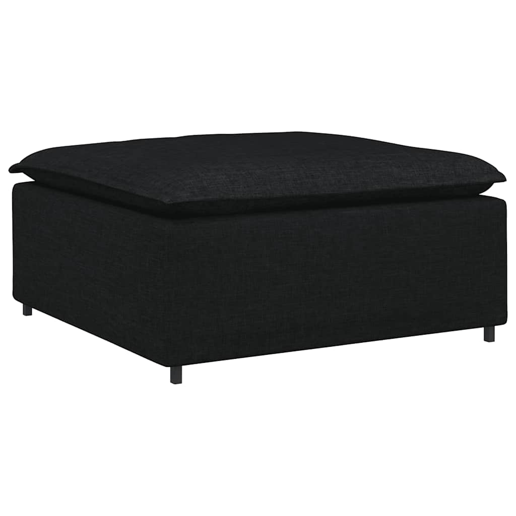 modulær sofa fodskammel modul sort 100x100x48 cm