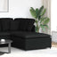 modulær sofa fodskammel modul sort 100x100x48 cm
