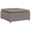 modulær sofa fodskammel taupe 100x100x48 cm