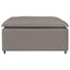 modulær sofa fodskammel taupe 100x100x48 cm