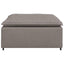 modulær sofa fodskammel taupe 100x100x48 cm