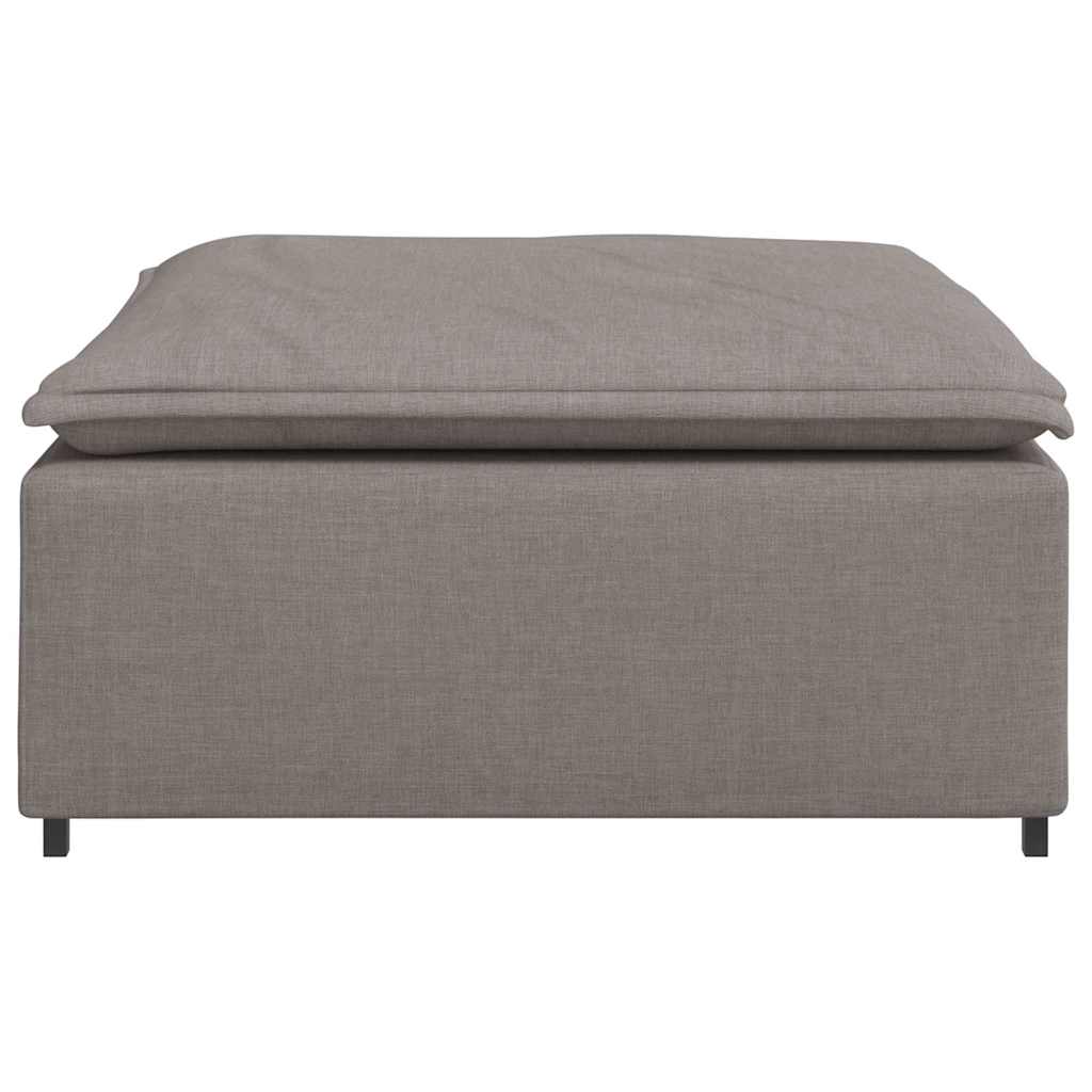 modulær sofa fodskammel taupe 100x100x48 cm