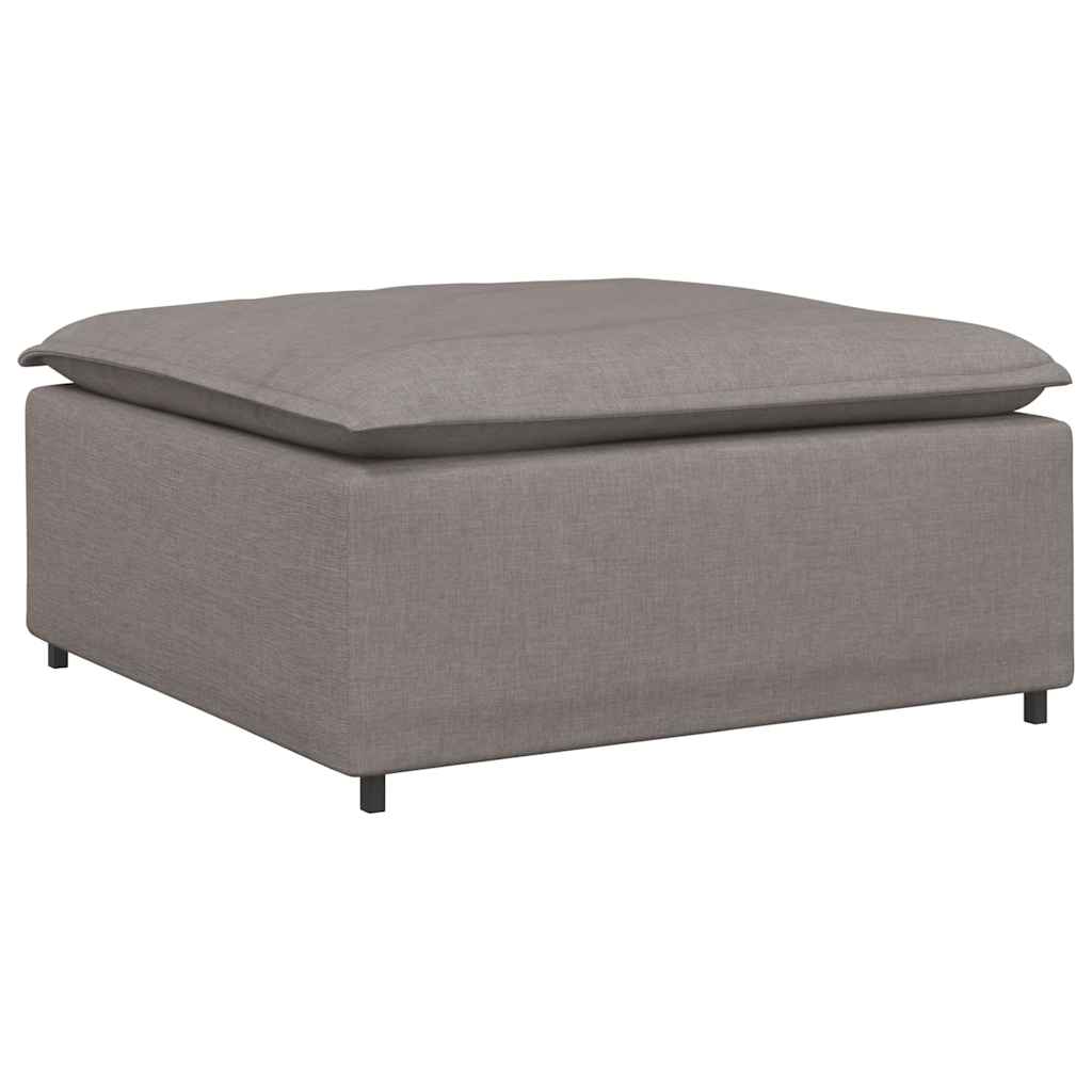 modulær sofa fodskammel taupe 100x100x48 cm