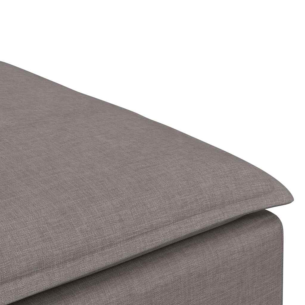 modulær sofa fodskammel taupe 100x100x48 cm