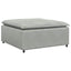 modulær sofa fodskammel modul 100x100x48 cm lysegrå