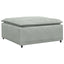 modulær sofa fodskammel modul 100x100x48 cm lysegrå