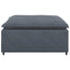 modulær sofa fodskammel modul 100x100x48 cm mørkegrå