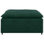 modulær sofa fodskammel modul 100x100x48 cm mørkegrøn