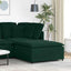modulær sofa fodskammel modul 100x100x48 cm mørkegrøn