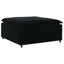 modulær sofa fodskammel modul 100x100x48 cm sort