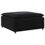 modulær sofa fodskammel modul 100x100x48 cm sort