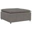 modulær sofa fodskammel modul 100x100x48 cm lysegrå