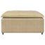 modulær sofa fodskammel modul 100x100x48 cm grågrøn