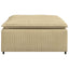 modulær sofa fodskammel modul 100x100x48 cm grågrøn