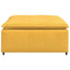modulær sofa fodskammel modul 100x100x48 cm lysegul