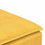 modulær sofa fodskammel modul 100x100x48 cm lysegul