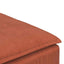 modulær sofa fodskammel modul 100x100x48 cm rød orange