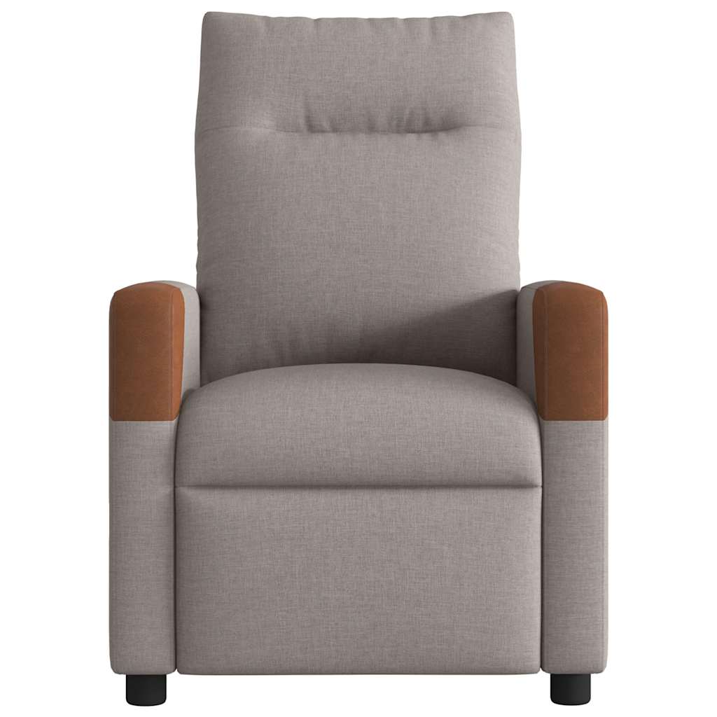 massagestol stof gråbrun
