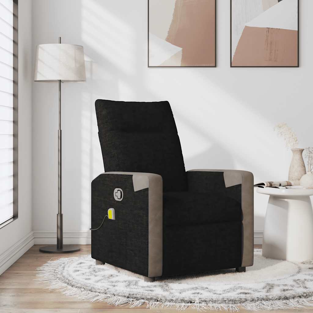massagestol stof sort