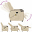 massagestol stof cremefarvet