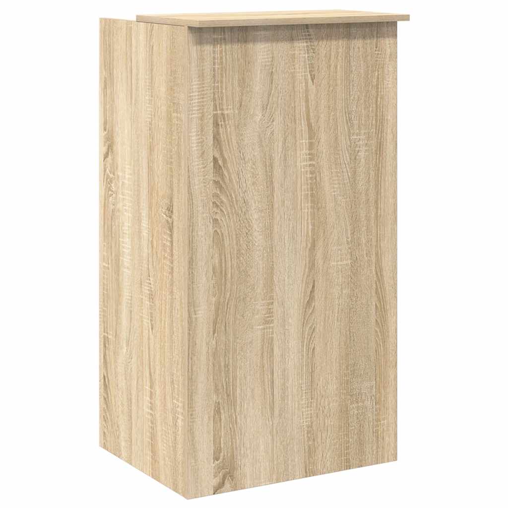 receptionsdisk Sonoma eg 55x50x103,5 cm konstrueret træ