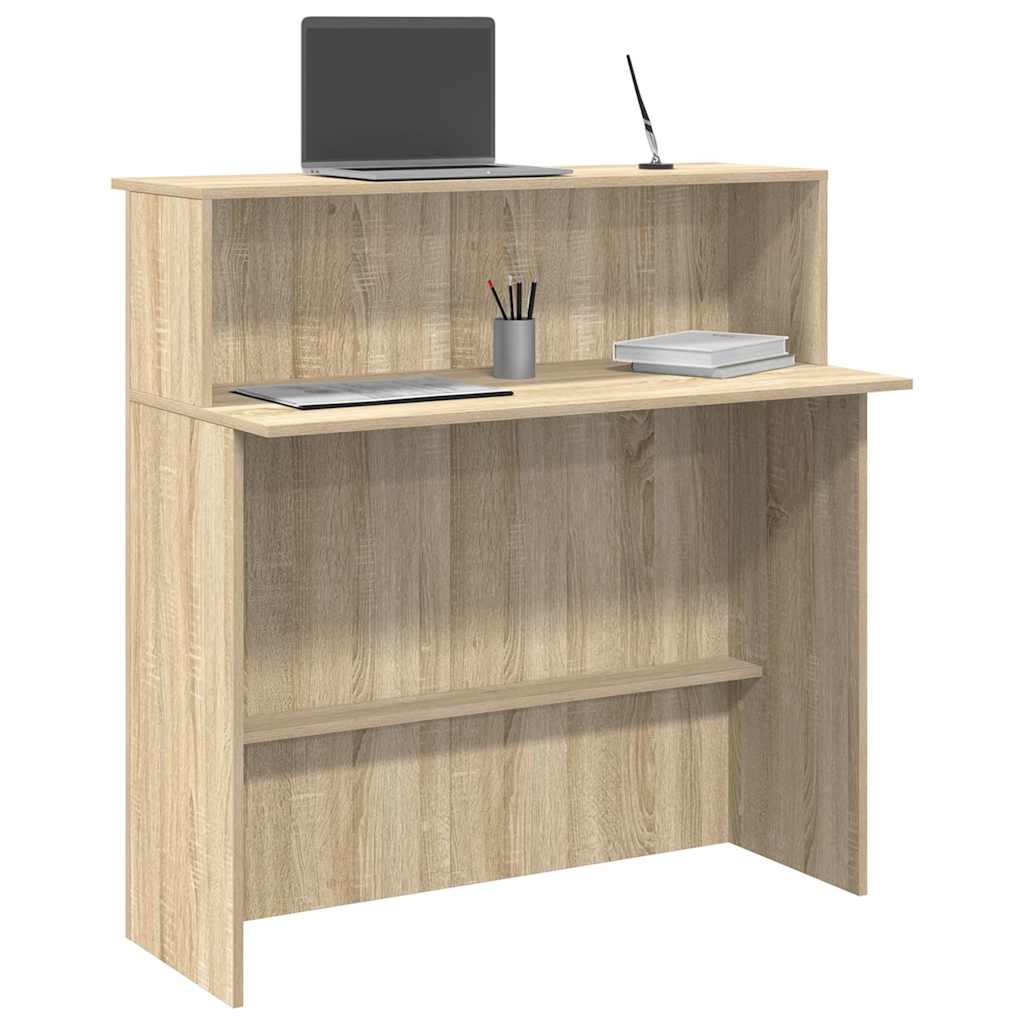 receptionsdisk Sonoma eg 100x50x103,5 cm konstrueret træ