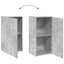 opbevaringsskab 50x45x103,5 cm konstrueret træ betongrå