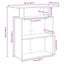receptionsdisk Sonoma eg 100x40x104 cm konstrueret træ
