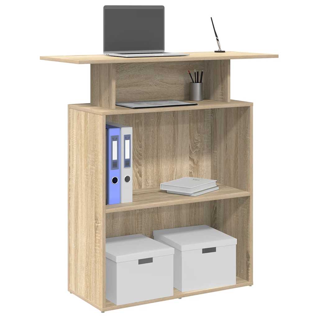 receptionsdisk Sonoma eg 100x40x104 cm konstrueret træ