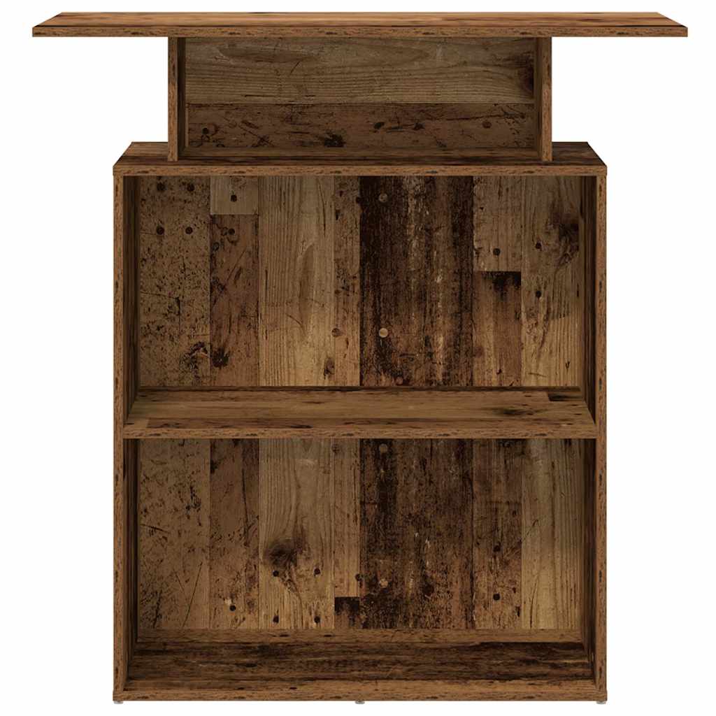 receptionsskranke 100x40x104 cm konstrueret træ antikt træ
