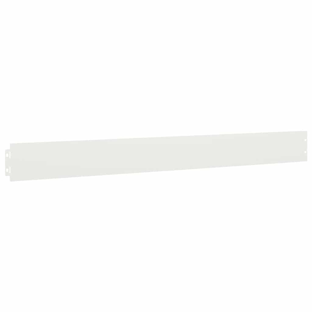 plænekanter 10 stk. 10x103 cm koldvalset stål hvid