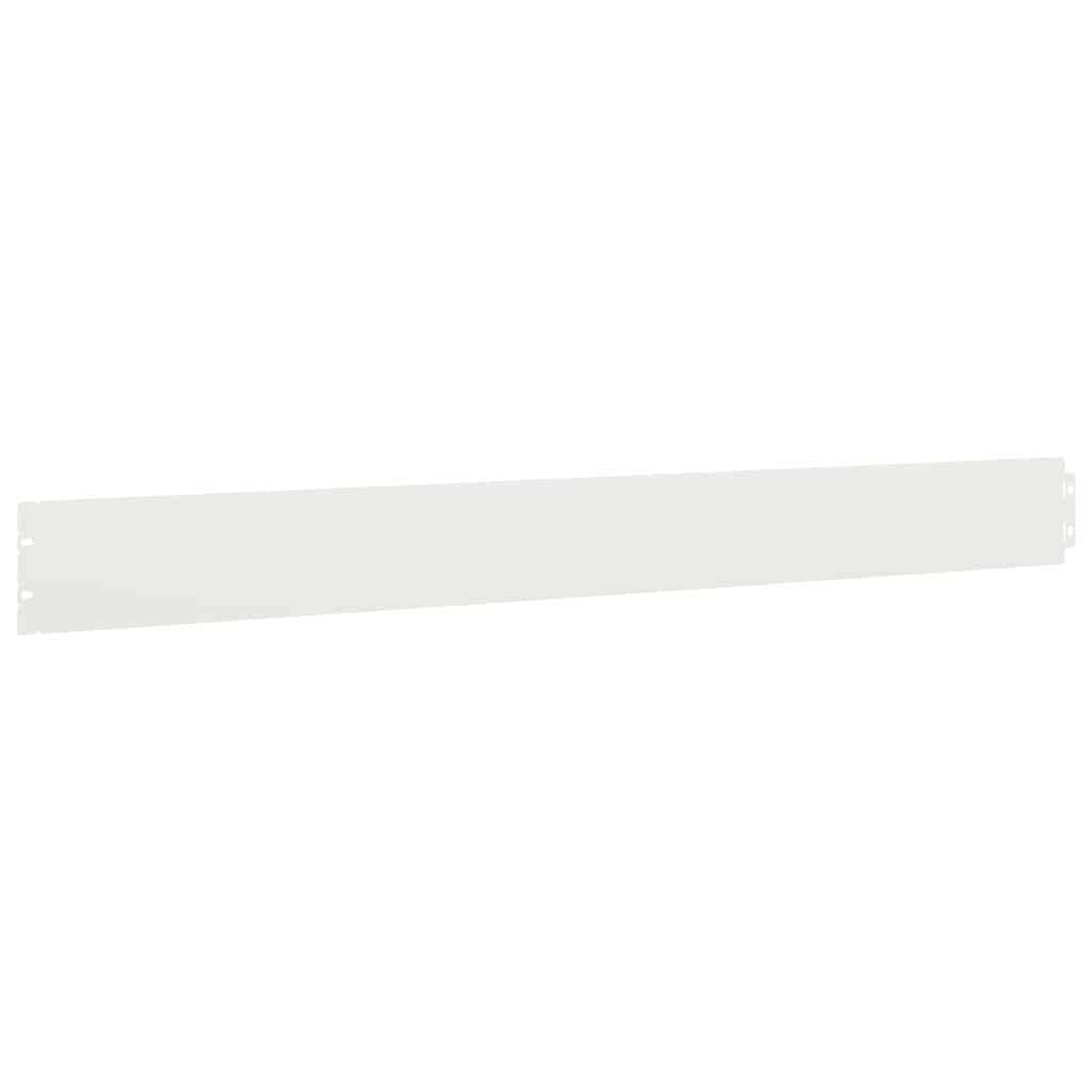plænekanter 10 stk. 10x103 cm koldvalset stål hvid