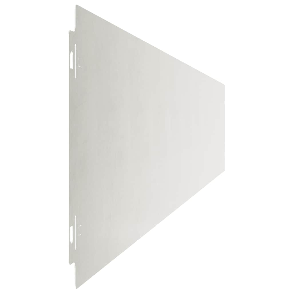 plænekanter 10 stk. 15x103 cm rustfrit stål