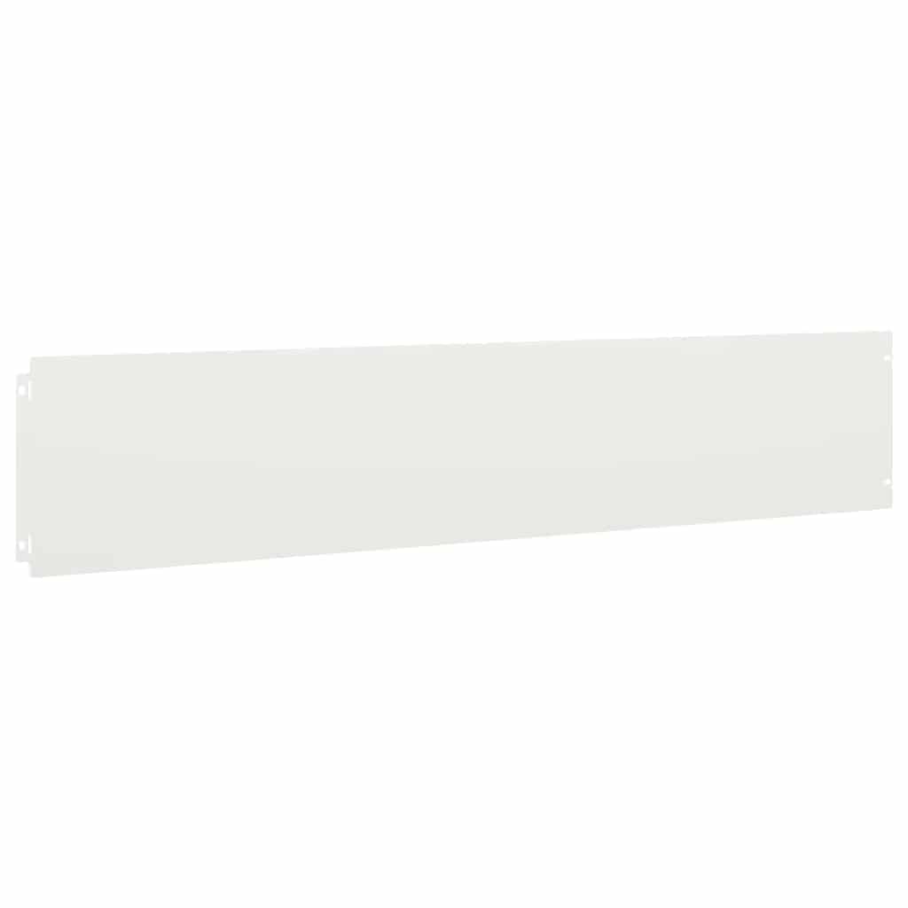plænekanter 10 stk. 20x103 cm koldvalset stål hvid