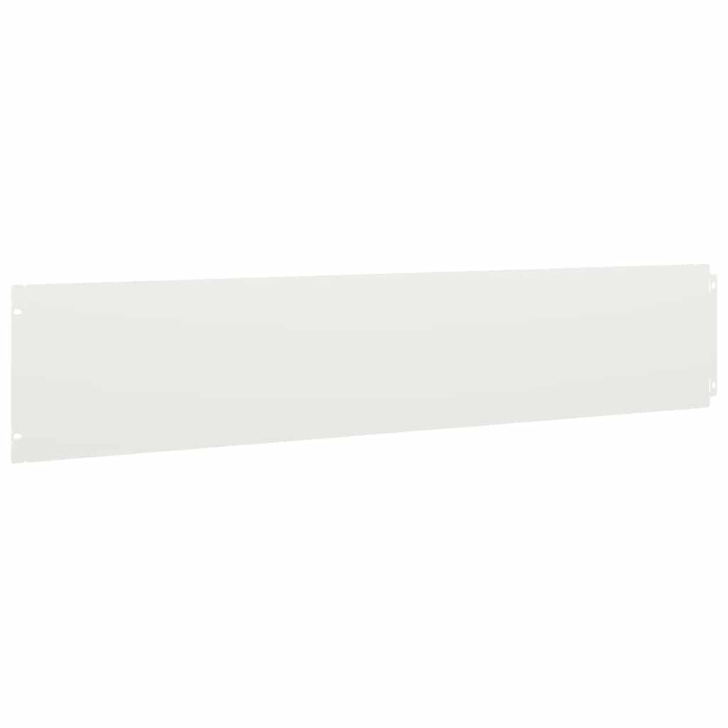 plænekanter 10 stk. 20x103 cm koldvalset stål hvid