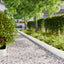 plænekanter 10 stk. 20x103 cm koldvalset stål hvid