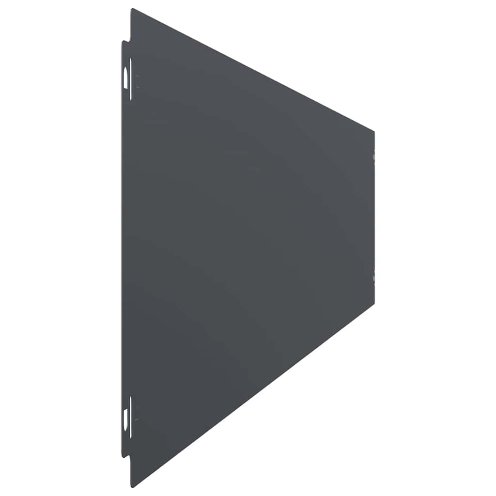 plænekanter 10 stk. 20x103 cm koldvalset stål antracit