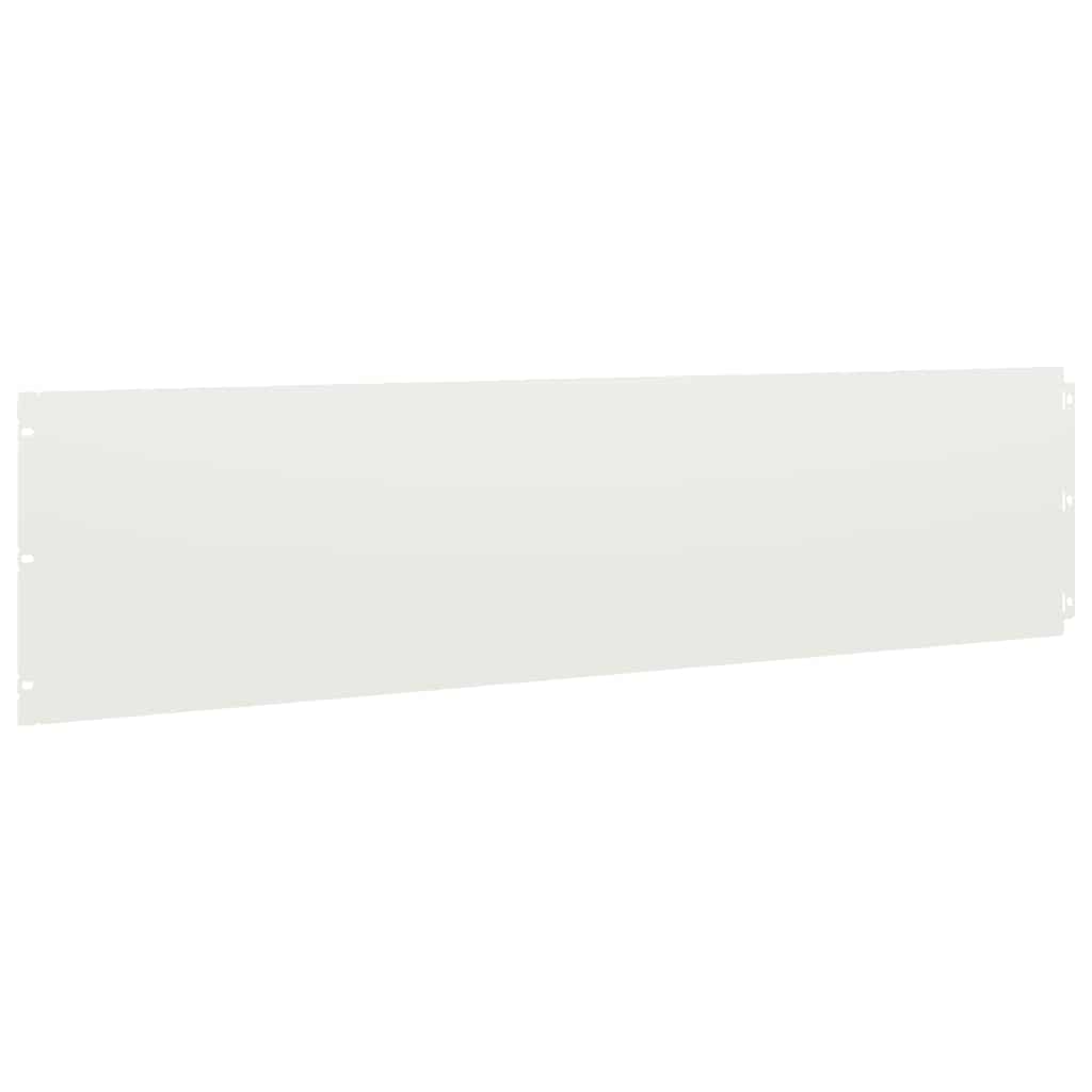 plænekanter 10 stk. 25x103 cm koldvalset stål hvid